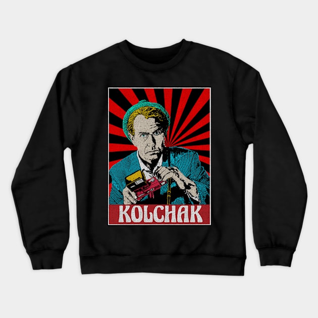 Kolchak 1980s Pop Art Fan Art Crewneck Sweatshirt by Motor Lipat